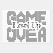 Game Over: Restore Old-School Fun, Level Up Today ラッピングペーパーシート (正面)