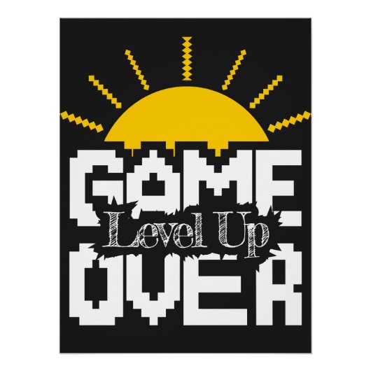 Game Over: Revive Old Games, Level Up Your Game ポスター (正面)