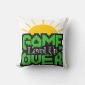 Game Over, Revive retro games with, level up クッション (正面)