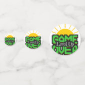 Game Over, Revive retro games with, level up コンフェッティ (正面)