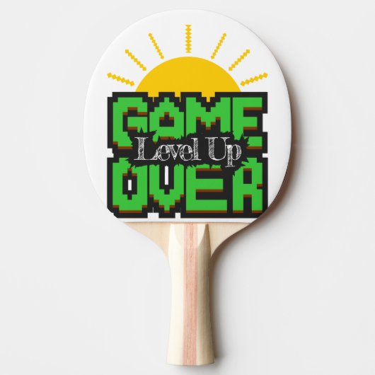 Game Over, Revive retro games with, level up 卓球ラケット (正面)