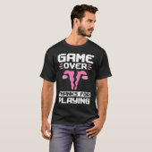 Game Over Thanks For Playing Hysterectomy Survivor Tシャツ (正面フル)