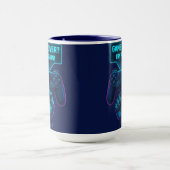 Game Over? Try Again! Futuristic Gamer Mug マグカップ (中央)