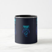 Game Over? Try Again! – Futuristic Gamer Mug マグカップ (中央)