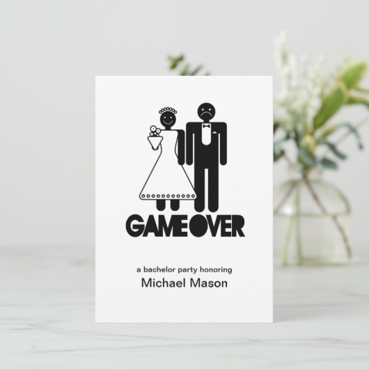 Game Over - Último día como hombre libre Fiesta de 招待状 (スタンド正面)