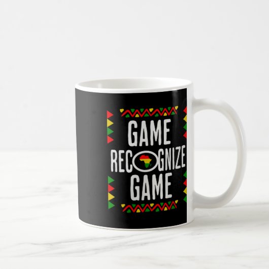 Game Recognize Game Africa _1  コーヒーマグカップ (右)