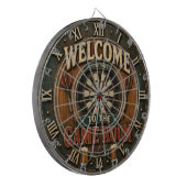 Game Room Dartboard Rustic Pub Bar Decor ダーツボード (正面左)