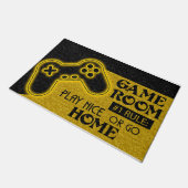 Game Room Rules, Best Gift For Gamer ドアマット (アングル)
