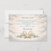 Game Set Love Tennis Bridal Shower サンキューカード (正面)