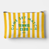 Game Set Match Après Tennis Club Yellow Stripe アクセサリーポーチ (裏面)