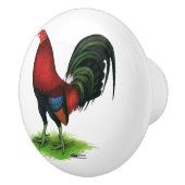 Gamecock: 濃い赤 セラミックノブ (右)