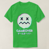 Gameover Acid Smile Techno Music Japan design Tシャツ (デザイン正面)