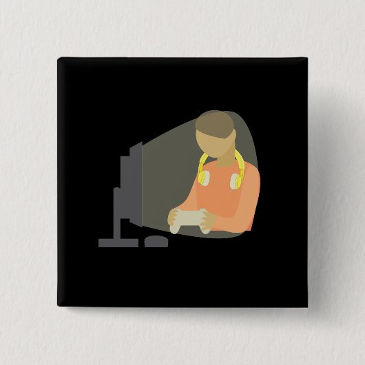 Gamer 缶バッジ (正面)