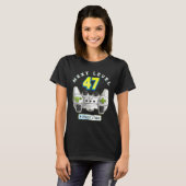 Gamer 47th Birthday Next Level 47 Game Controller  Tシャツ (正面フル)