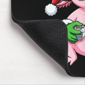 Gamer Axolotl Christmas Shirt Funny Video Game San マウスパッド (コーナー)