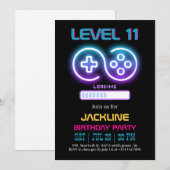 Gamer  Birthday Invitation 招待状 (正面/裏面)