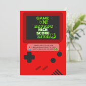 Gamer Birthday Invitations 招待状 (スタンド正面)
