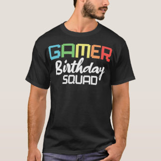 Gamer Birthday Squad Video Game Gaming BDay Party Tシャツ