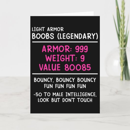 Gamer Breast (legendary) Video Player Gaming Girl  カード (正面)