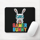 Gamer Bunny Cute Easter Video Game Gaming Boys Kid マウスパッド (マウス)