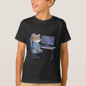 Gamer Cat Squad Funny Meme  Tシャツ (正面)