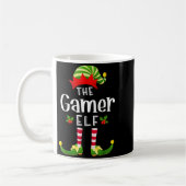 Gamer Christmas Elf Matching Pajama X-mas Party  コーヒーマグカップ (左)