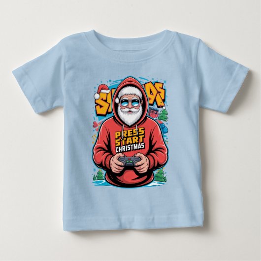Gamer Christmas Gifts for Console Lovers ベビーTシャツ (正面)
