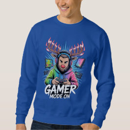 Gamer Christmas Gifts Gamer Mode On Holiday Gaming スウェットシャツ