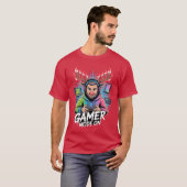 Gamer Christmas Gifts Gamer Mode On Holiday Gaming Tシャツ (正面フル)