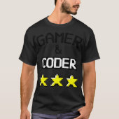 GAMER  CODER Gaming  Coding  Tシャツ (正面)