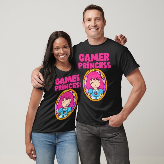 Gamer Cute Princess Video Game  For Her Tシャツ (ユニセックス)