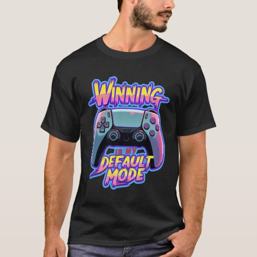 Gamer Design: Winning Mode Tシャツ (正面)