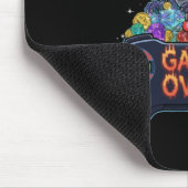 Gamer Dragon Guarding RPG Dice Hoard on "Game Over マウスパッド (コーナー)