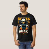 Gamer Duck Chill Vibes T-Shirt Tシャツ (正面フル)