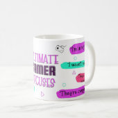 Gamer Excuses Mug – I’m Not Losing, I’m Lagging コーヒーマグカップ (正面右)