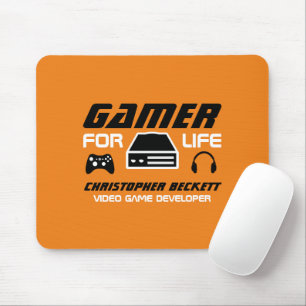 Gamer for Life、ビデオゲーム開発者、デザイナー マウスパッド
