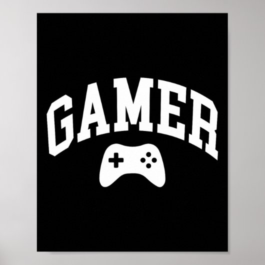 Gamer Gaming Game Funny Graphic  ポスター (正面)