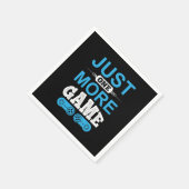 Gamer Gift Just One More Game スタンダードカクテルナプキン (角)