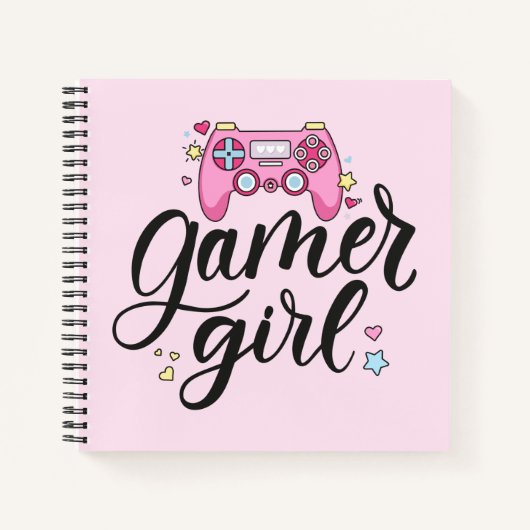 Gamer Girl ノートブック (正面)