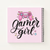 Gamer Girl ノートブック (裏面)