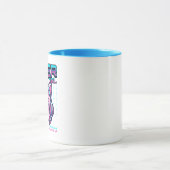 Gamer Girl Cat Coffee Mug マグカップ (中央)