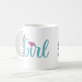 Gamer Girl Coffee Mug - Cute Gaming Gift コーヒーマグカップ (正面左)