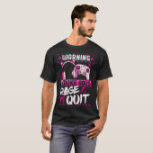 Gamer Girl Gaming Video Games Streaming Streamer  Tシャツ (正面フル)