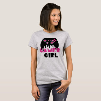 Gamer girl Mädchen Frauen Gaming Videogame Tシャツ