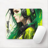 Gamer Girl Mousepad マウスパッド (マウス)