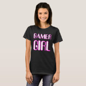 Gamer Girl Nerd Girl Cute Gaming  Geek Nerd Outfit Tシャツ (正面フル)