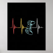 Gamer Heartbeat Controller For Nerd Multiplayer Ga ポスター (正面)