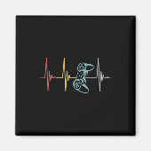 Gamer Heartbeat Controller For Nerd Multiplayer Ga マグネット (正面)