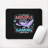 Gamer Kawaii Axolotl Anime Theme Fun For All マウスパッド (マウス)