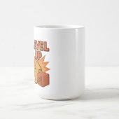 Gamer Level  Up Men T-shirt women Jean Jacket コーヒーマグカップ (中央)